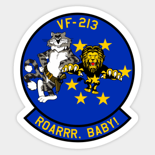 F-14 Tomcat - VF-213 Roarr, Baby - Clean Style Sticker